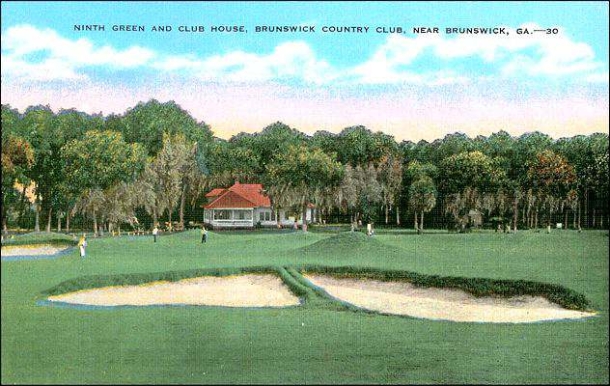 Brunswick Country Club Postcard